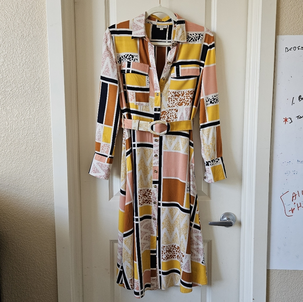 Antropologie The Odells Elegant Midi Dress Size XS